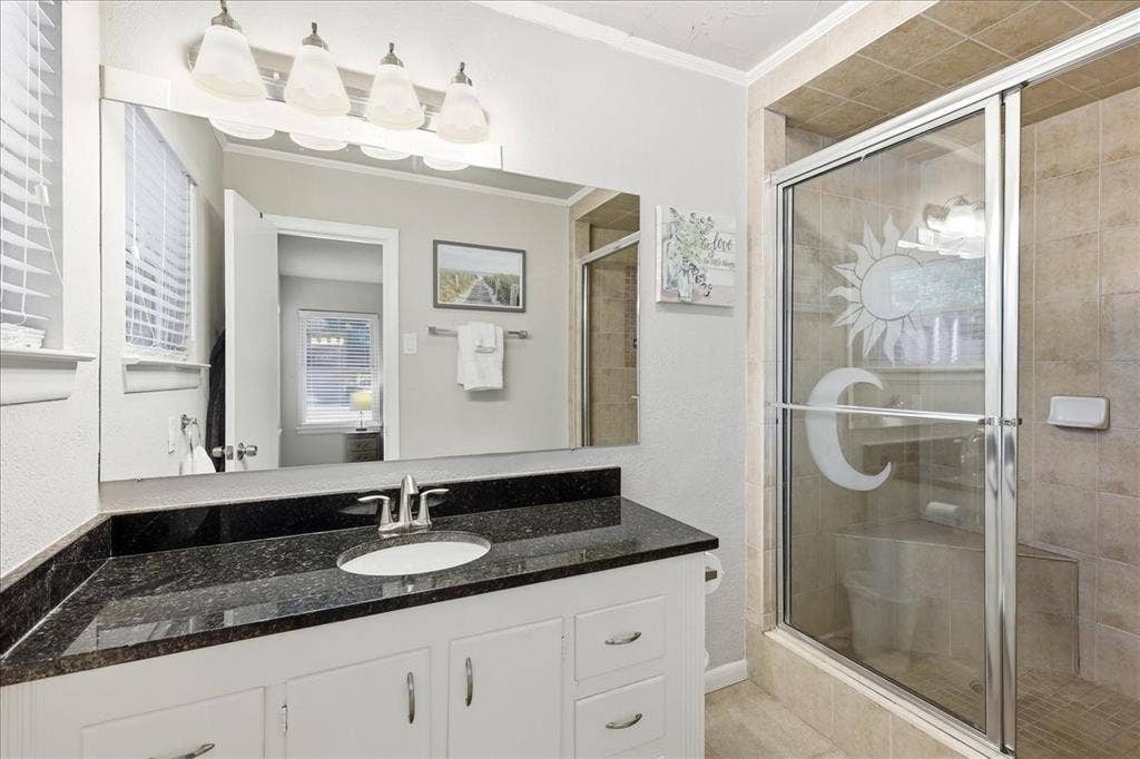 3533 Granada Drive, Richland Hills, TX 76118 new lighting, and remodeled bathroom.