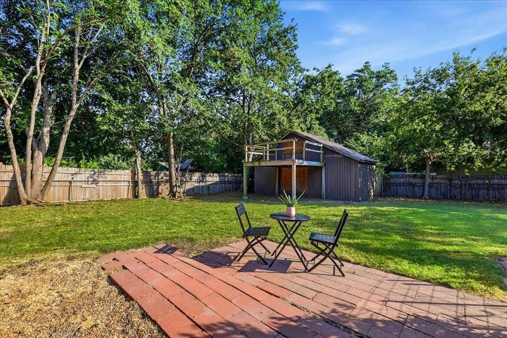 3533 Granada Drive, Richland Hills, TX 76118 out building viewed. great for tools and yard supplies.
