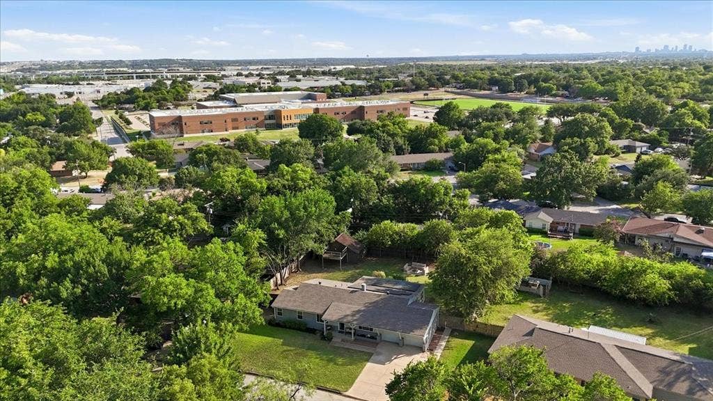 3533 Granada Drive, Richland Hills, TX 76118 back of the property and the surrounding areas.
