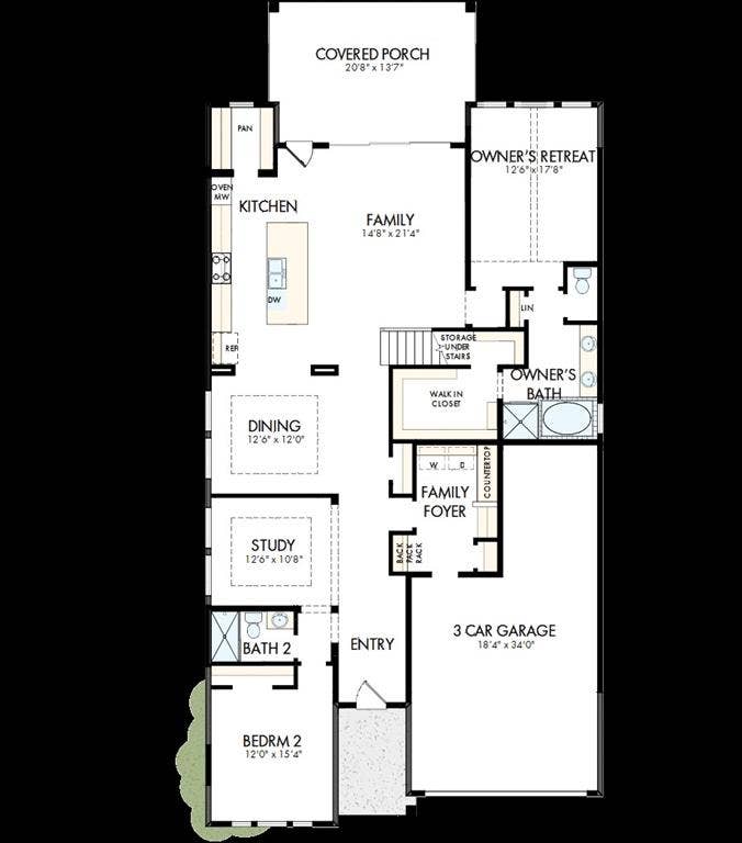 2517 Domingo Drive, Fort Worth, TX 76008 Floor plan