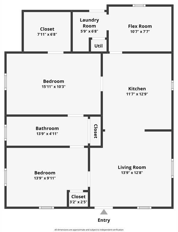 1201 1/2 Cole Street, McKinney, TX 75069 Floor plan