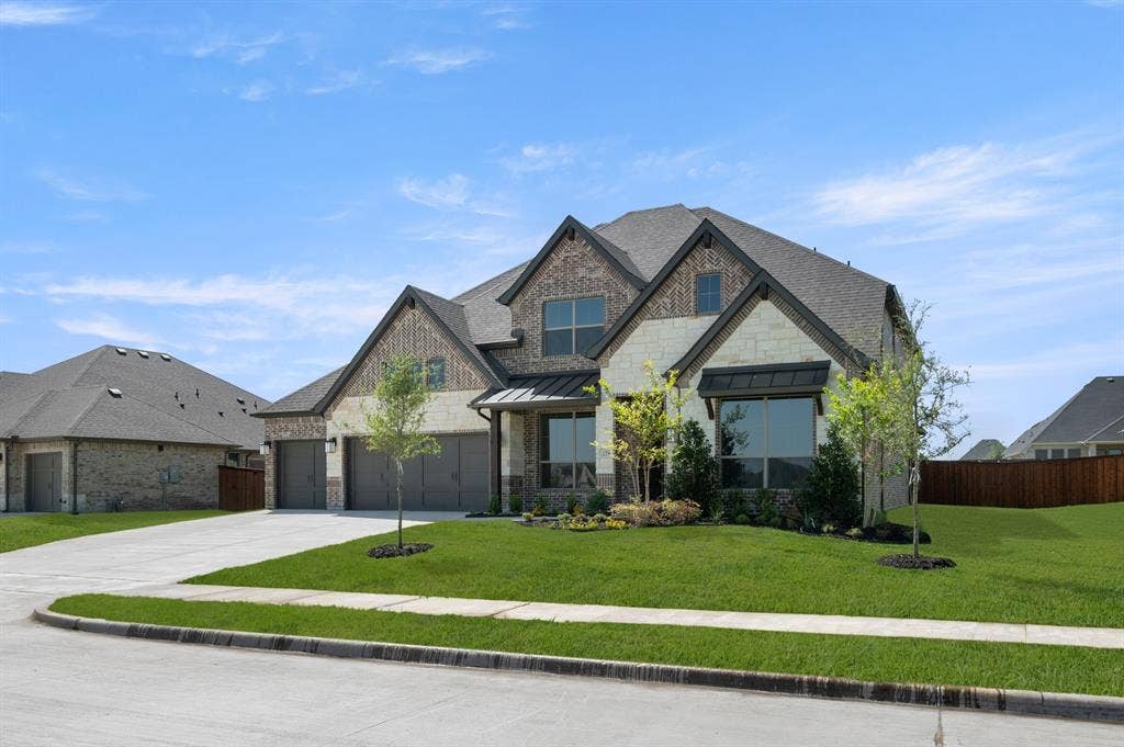 224 Mountain Laurel Drive, Waxahachie, TX 75165 DFW-Myrtle Creek-Concept 3473-224 Mountain Laurel Drive-FrontExterior-Risewell Homes-2