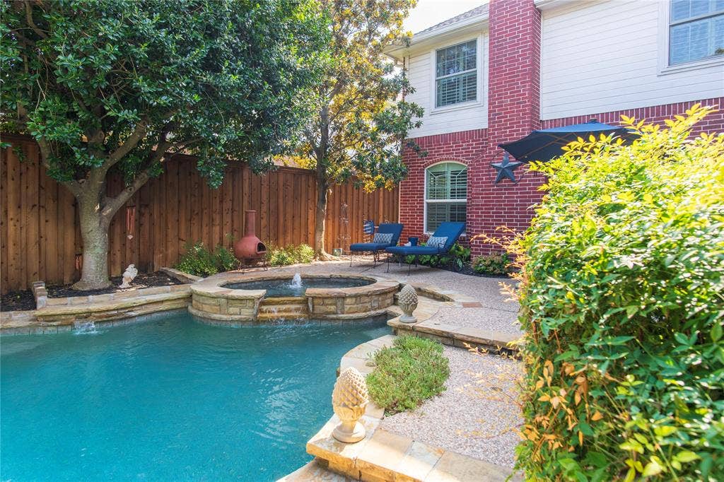 8008 Case Drive, Plano, TX 75025 backyard pool with private fencing