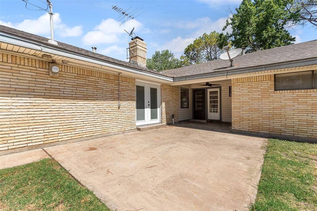 Extended patio