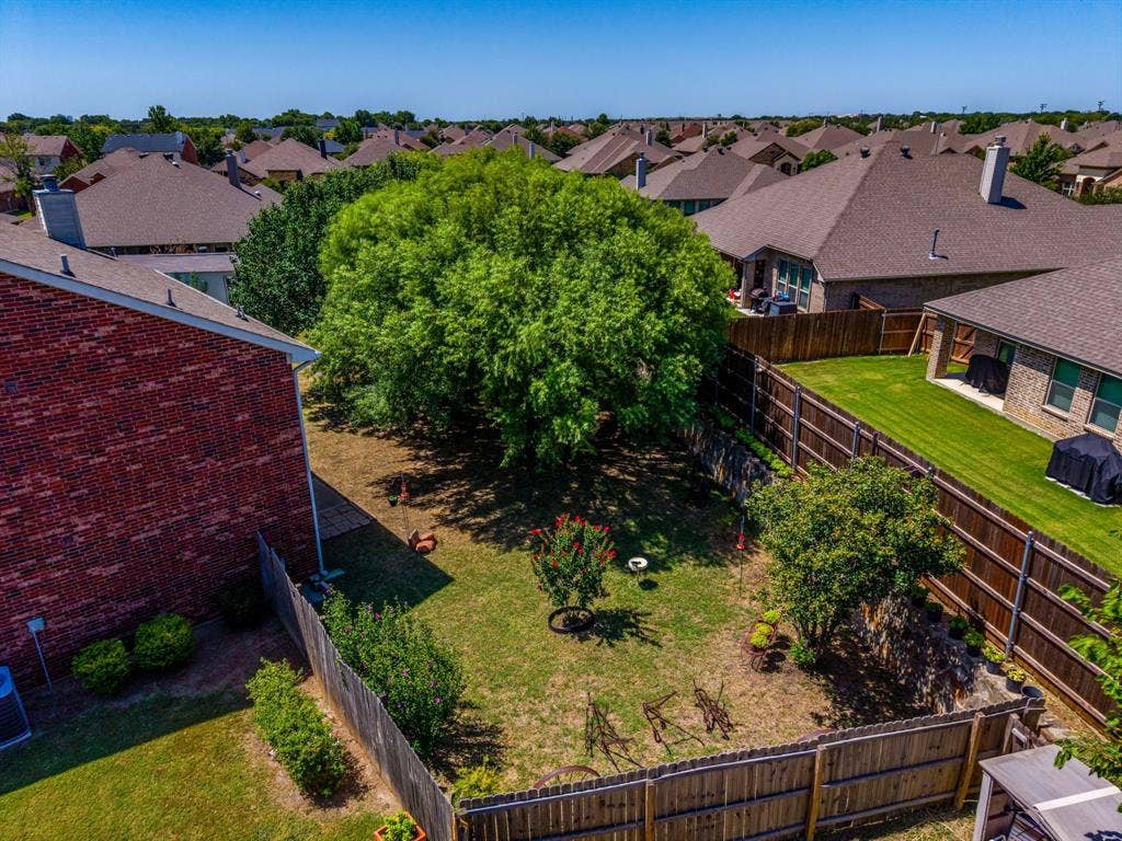 613 Cessna Court, Saginaw, TX 76179 Birds eye view of the back yard