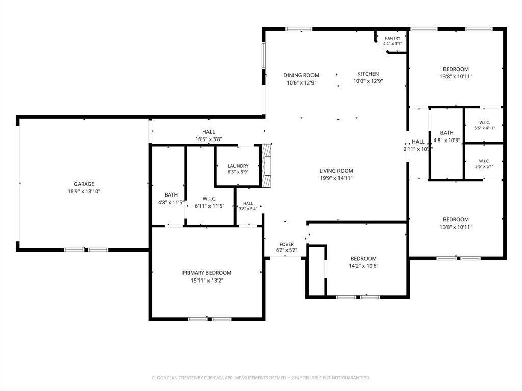 609 Luzon Street, Tool, TX 75143 Floor plan