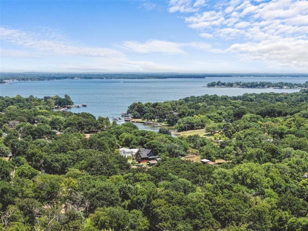 609 Luzon Street, Tool, TX 75143 Expansive water body with forested shoreline and scattered properties