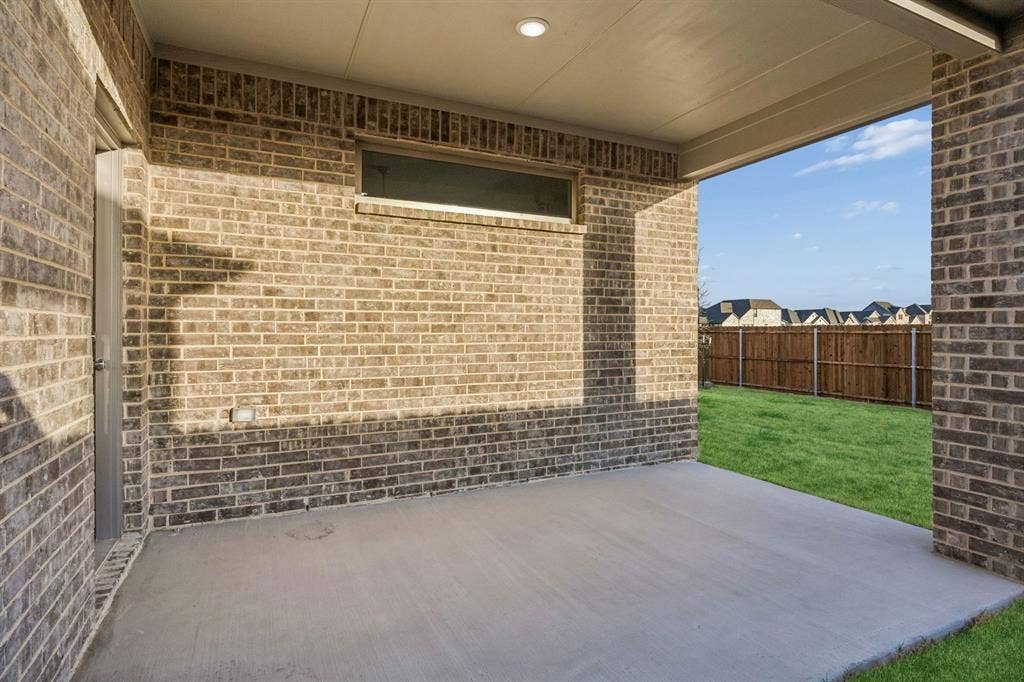 1856 Balfour Bend, Forney, TX 75126 Covered Patio in the Wimbledon home plan by Trophy Signature Homes – REPRESENTATIVE PHOTO