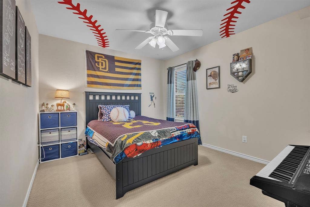 1201 Destiny Court, Wylie, TX 75098 Secondary bedroom - updated carpet