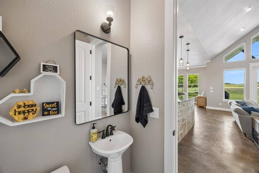 12961 County Road 574, Farmersville, TX 75442 downstairs 1/2 bath outside kitchen