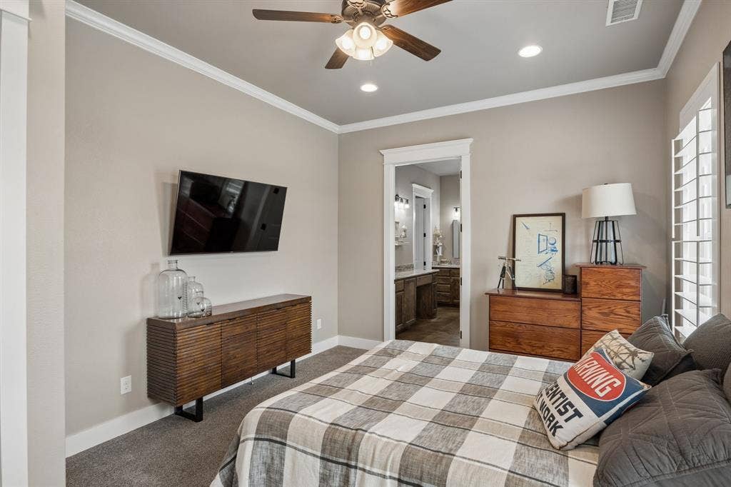 12961 County Road 574, Farmersville, TX 75442 Master suite tucked away from secondary bedrooms