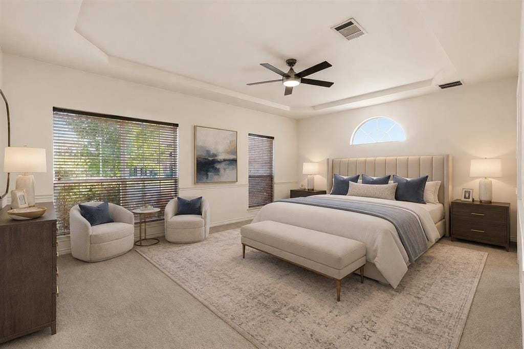 639 Silver Ridge Drive, Murphy, TX 75094 Very spacious main bedroom