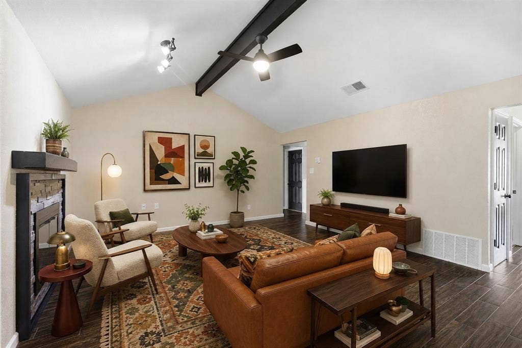 6572 Ridglea Drive, Watauga, TX 76148 Virtually Staged