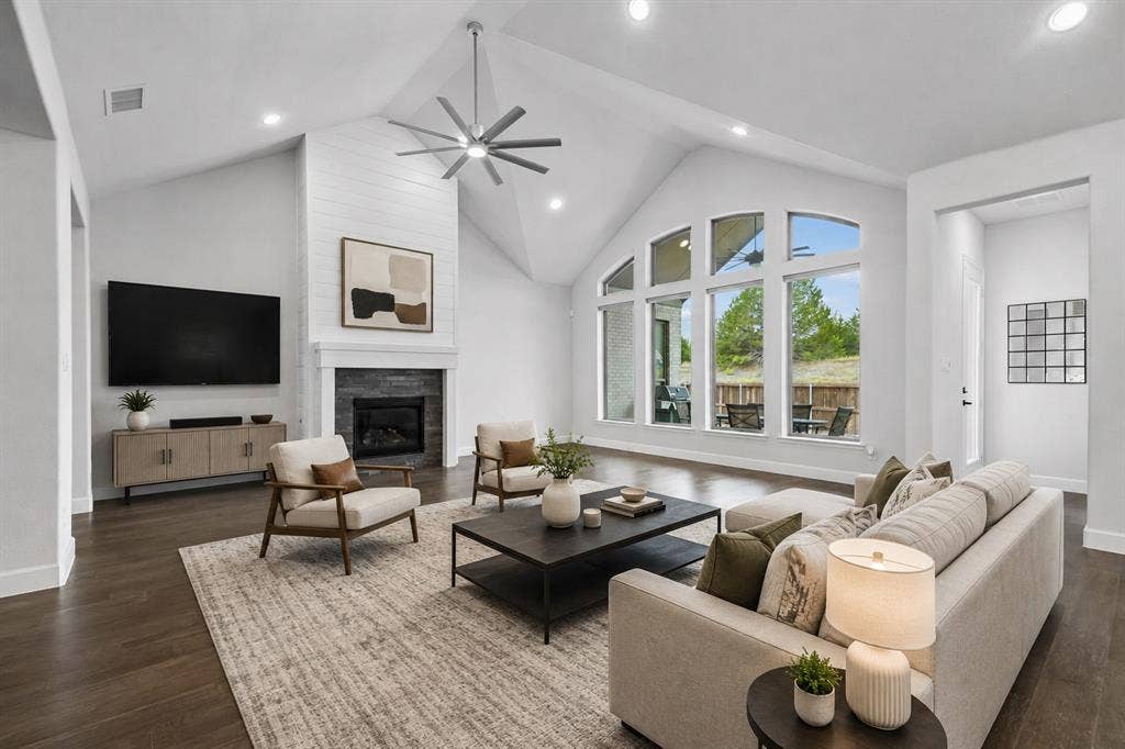 2609 Sibley Drive, Midlothian, TX 76065 Living Room - virtually staged