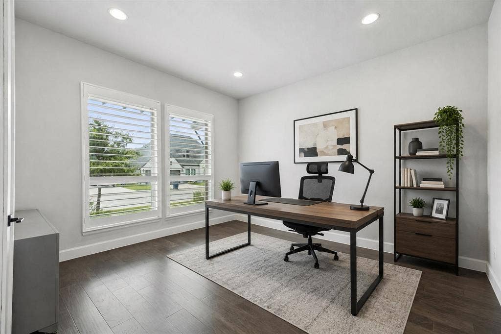 2609 Sibley Drive, Midlothian, TX 76065 Office - virtually staged