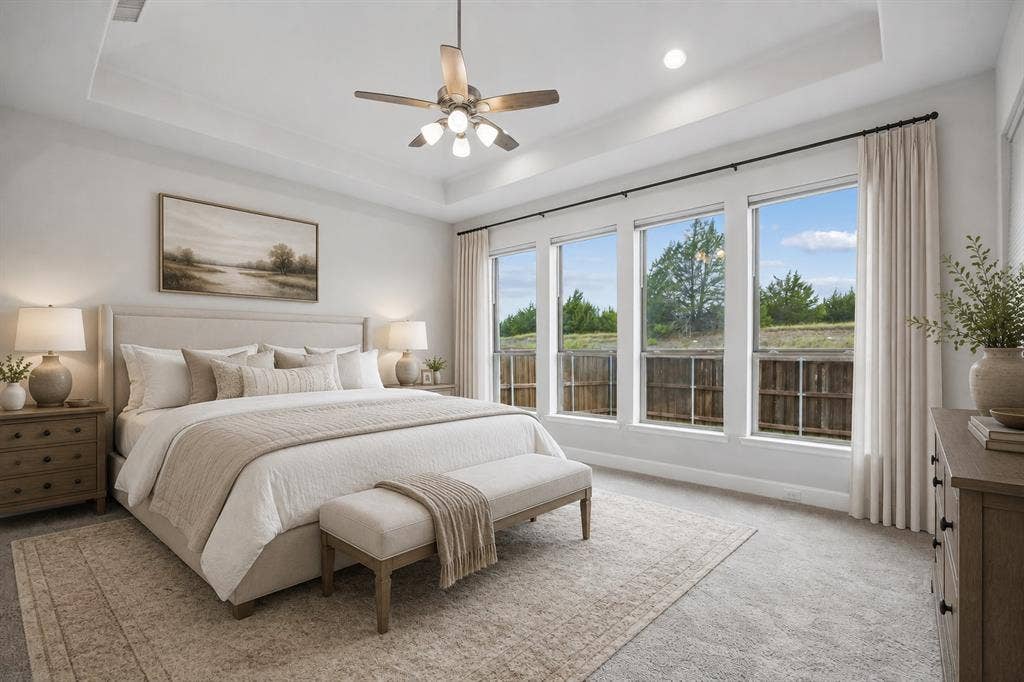 2609 Sibley Drive, Midlothian, TX 76065 Primary Bedroom - virtually staged