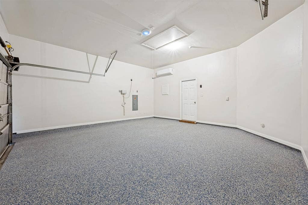 2113 Reston Drive, McKinney, TX 75072 Garage with climate control mini-split and epoxy-sealed floor