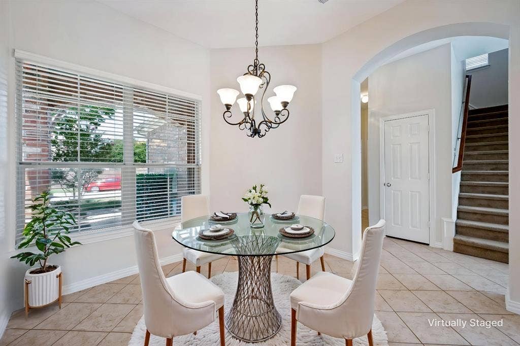 2113 Reston Drive, McKinney, TX 75072 Dining Room with Virtual staging