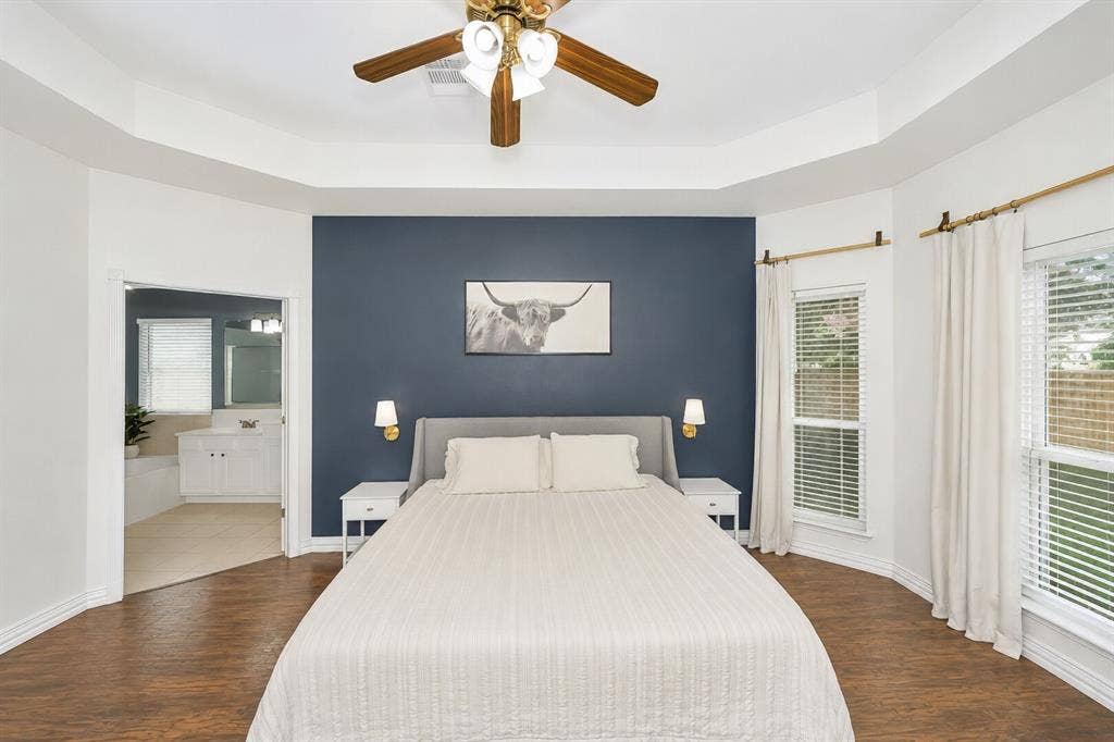 5304 Fox Run Drive, Watauga, TX 76137 Double doors lead to the amazing primary bath.