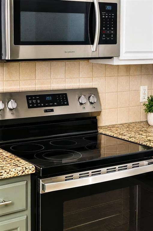 5304 Fox Run Drive, Watauga, TX 76137 Updated stainless steel appliances, including the electric range, dishwasher, and refrigerator, were replaced in 2021. They offer modern style, reliability, and peace of mind. The refrigerator is included with an acceptable offer.
