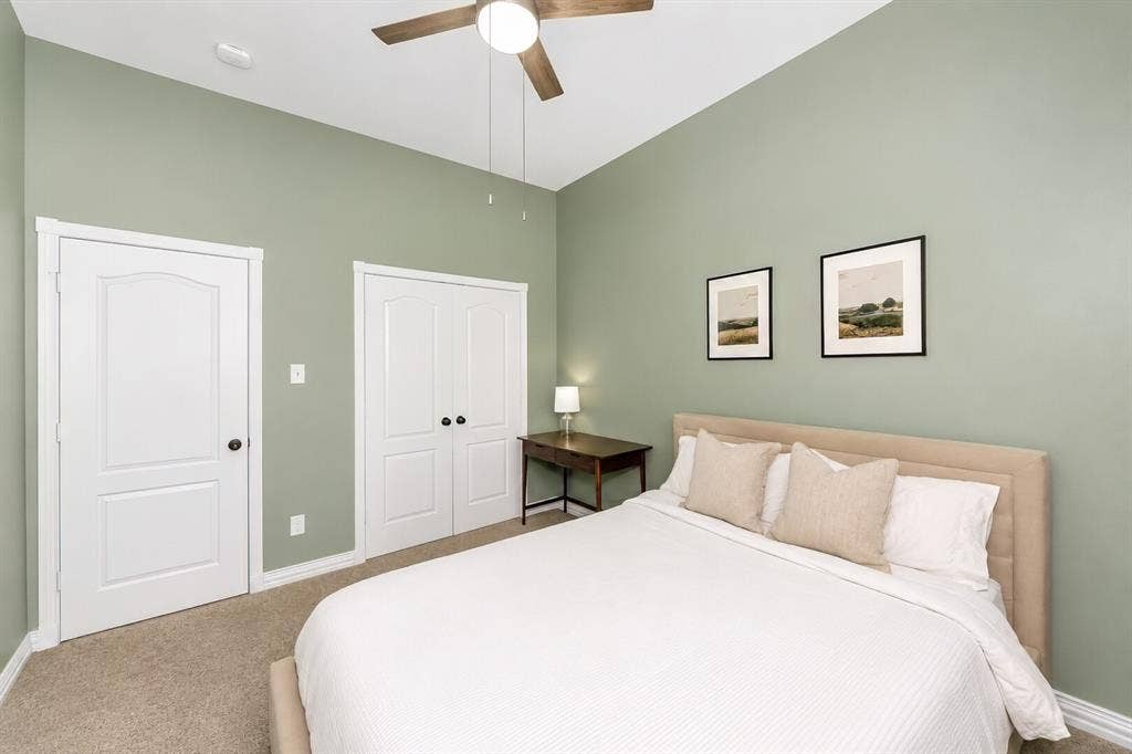 5304 Fox Run Drive, Watauga, TX 76137 A generous double-door closet helps provide an inviting retreat for family or overnight guests.
