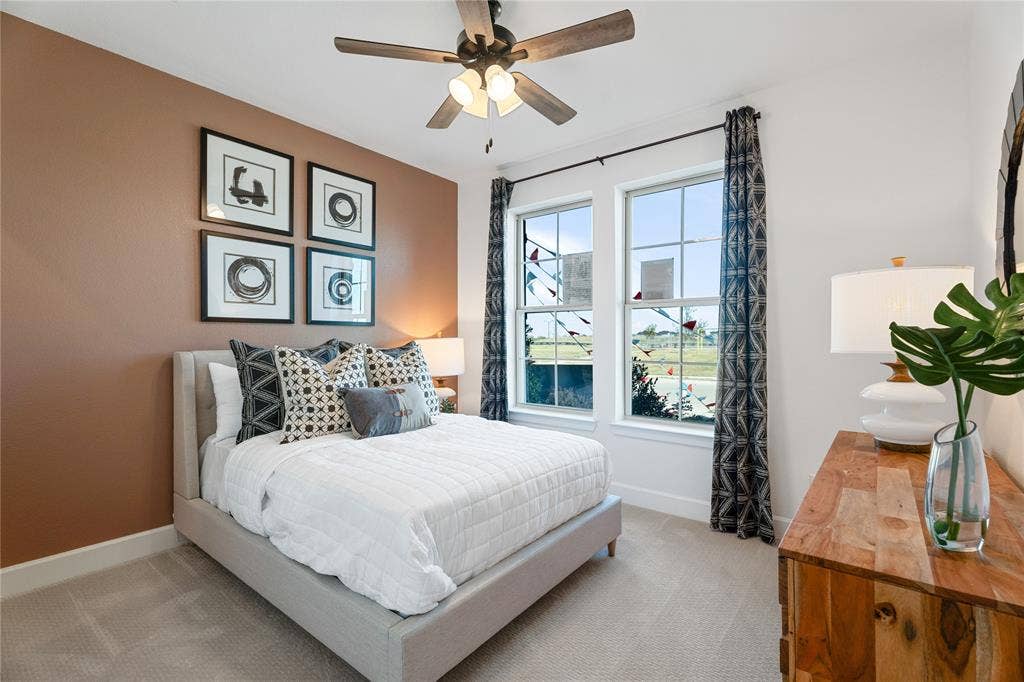 604 Tenor Drive, Forney, TX 75126 Beazer Homes Lovers Landing Summerfield Floorplan. This is not a photo of the actual home, but is a photo of the Summerfield floorplan.
