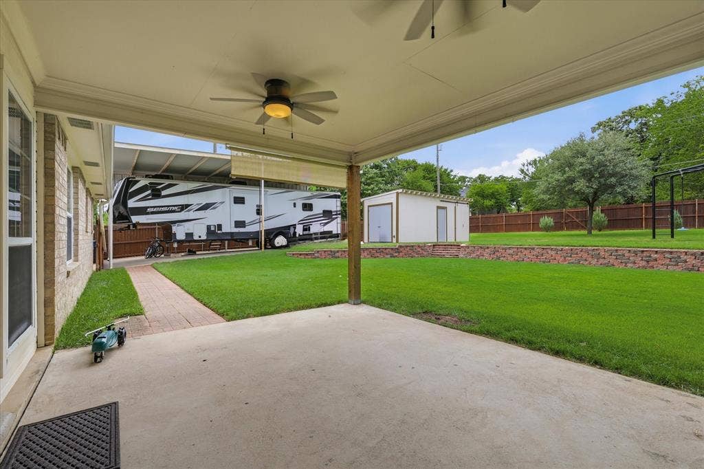 Covered Back Patio