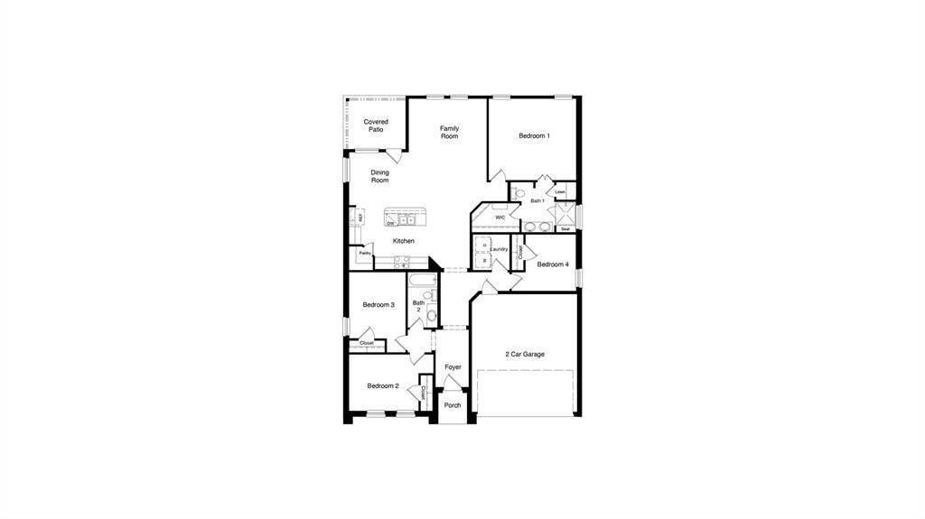 1449 CANTERBURY Trail, DeSoto, TX 75115 D.R. Horton's Carlsbad floorplan - All Home and community information, including pricing, included features, terms, availability and amenities, are subject to change at any time without notice or obligation. All Drawings, pictures, photographs, video, square footages, floor plans, elevations, features, colors and sizes are approximate for illustration purposes only and will vary from the homes as built.
