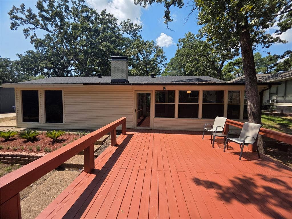 243 Shoreline Drive, Star Harbor, TX 75148 New deck has been built and stained and ready for picnics, BBQ's and hanging out with friends.
