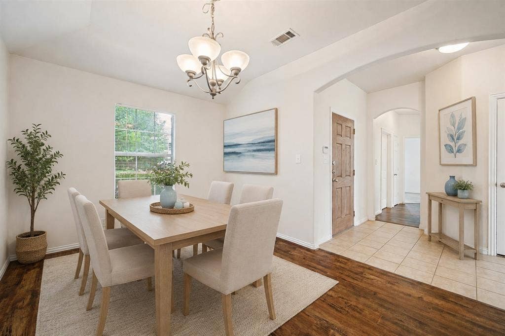 5005 Ridge Run Drive, McKinney, TX 75071 Virtually Staged Entry and Dining Room
