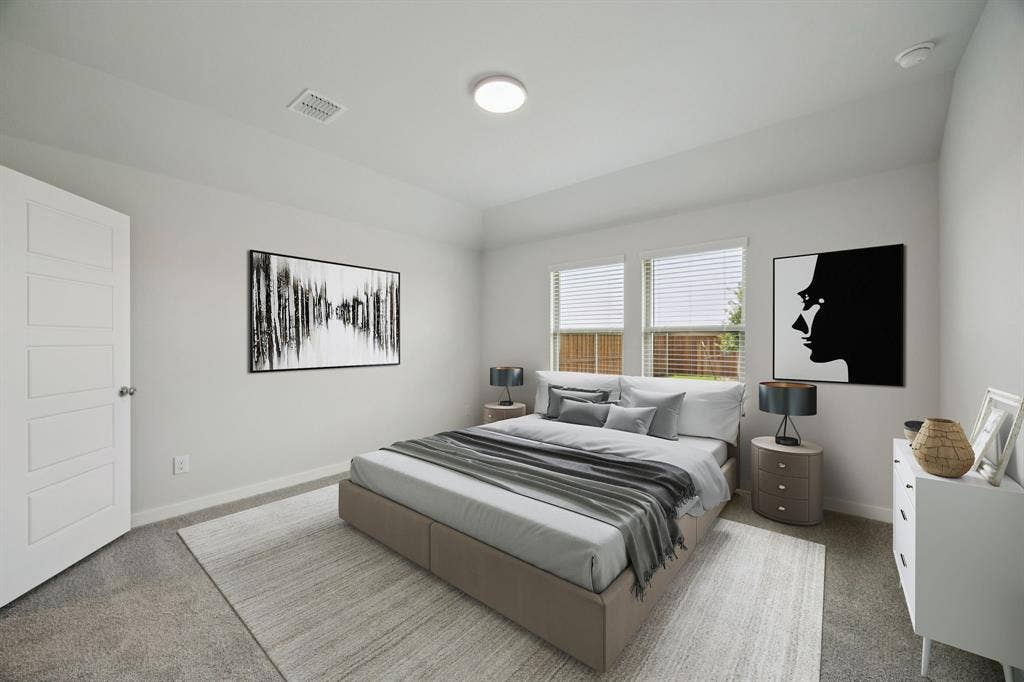 1936 Paddock Lane, Seagoville, TX 75159 Primary Suite in the Hadley home plan by Trophy Signature Homes – REPRESENTATIVE PHOTO