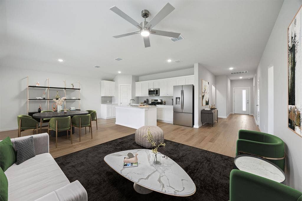 1936 Paddock Lane, Seagoville, TX 75159 Open Floor Plan in the Hadley home plan by Trophy Signature Homes – REPRESENTATIVE PHOTO