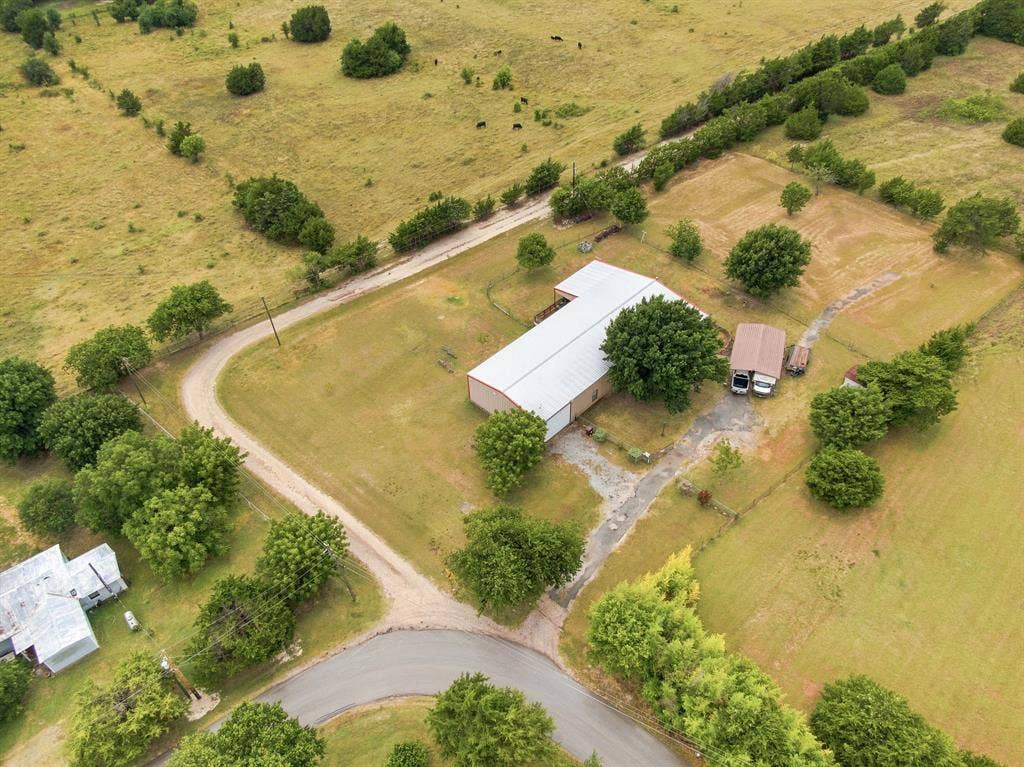 Closer aerial view