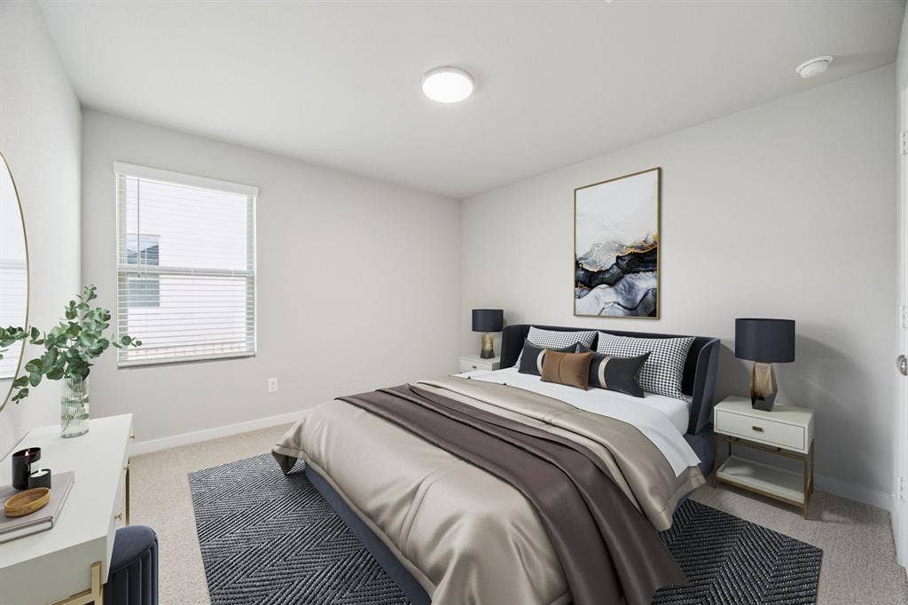 2013 Chariot Court, Seagoville, TX 75159 Bedroom in the Hayden home plan by Trophy Signature Homes – REPRESENTATIVE PHOTO