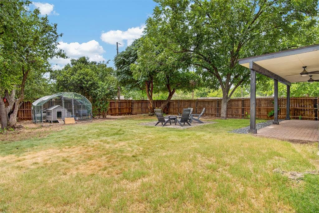 4064 High Summit Drive, Dallas, TX 75244 Yard has chicken coop.