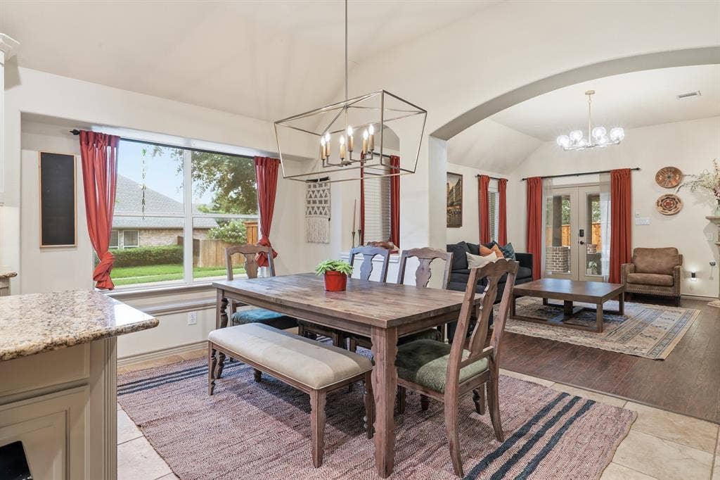 8040 Branch Hollow Trail, Fort Worth, TX 76123 Open concept dining.