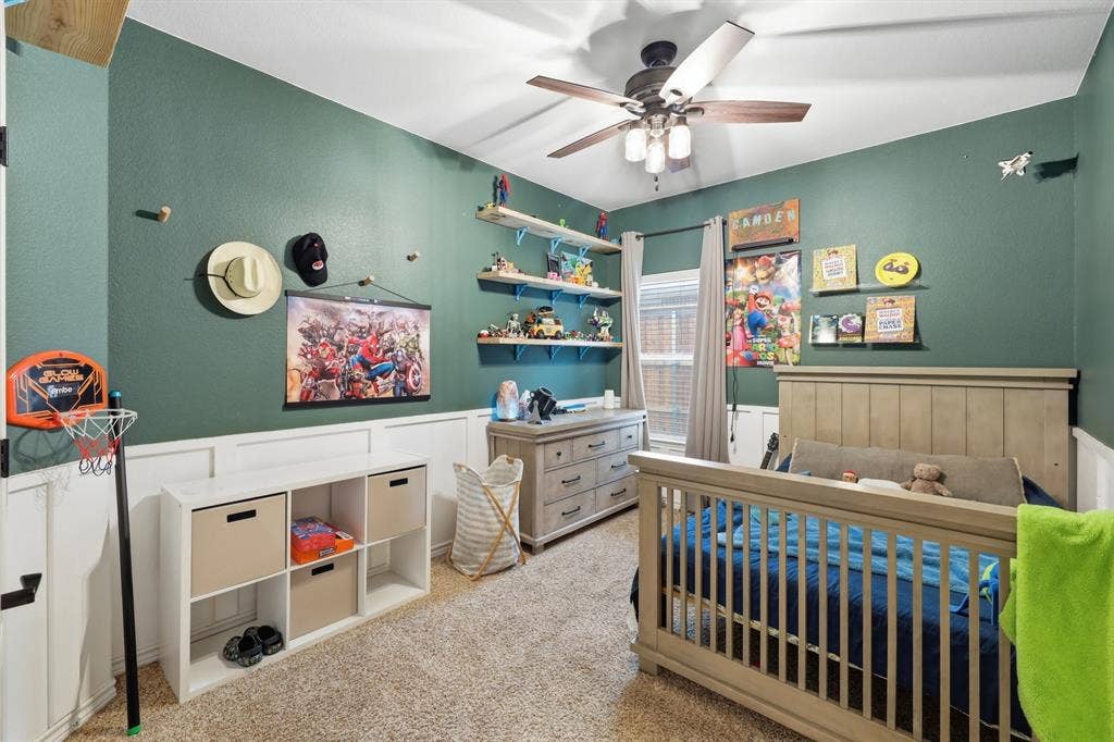 8040 Branch Hollow Trail, Fort Worth, TX 76123 Secondary bedroom split from primary.