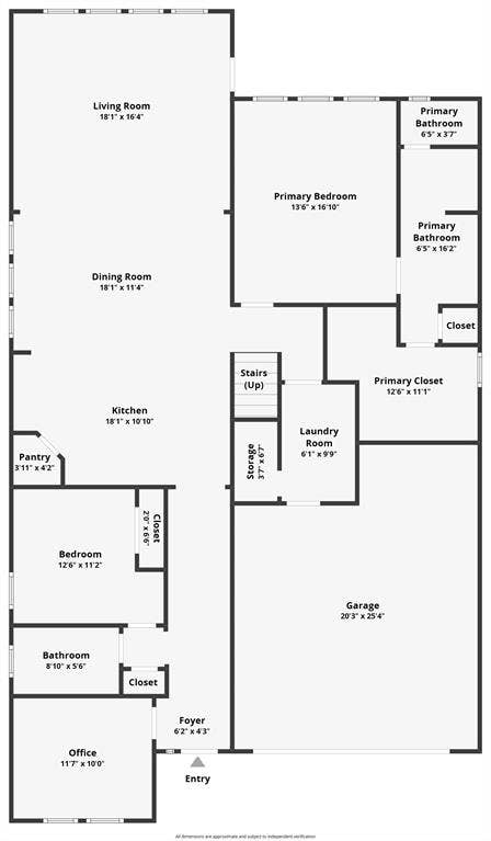 919 Edgehurst Drive, Princeton, TX 75071 Floor plan