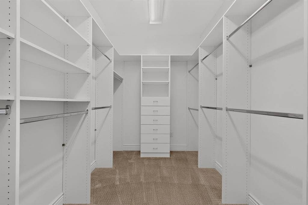 Primary closet