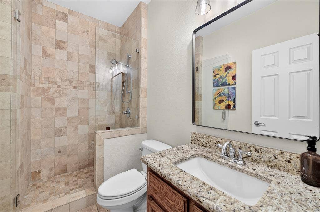 Guest bath down!