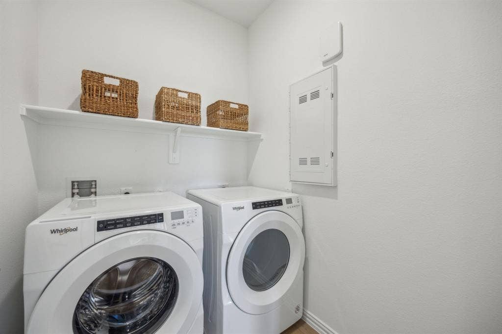 305 Snowbird Way, McKinney, TX 75071 *Model Representation - Laundry room with storage