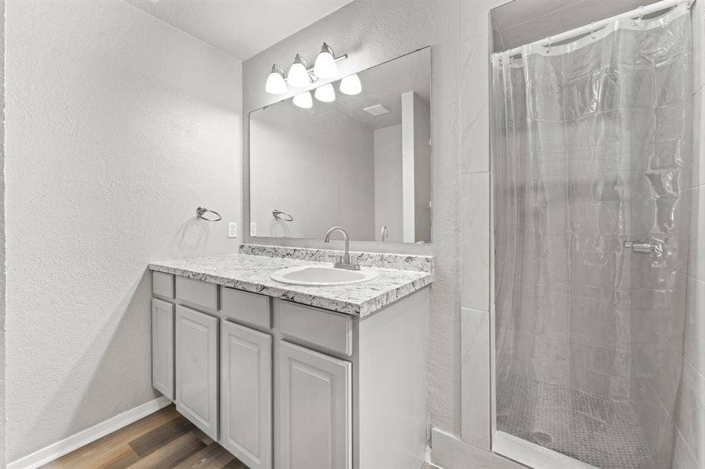 2512 Windy Pine Lane, Arlington, TX 76015 Hall Bathroom Vanity and Shower
