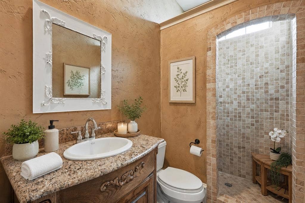 Full Bath Adjacent to the secondary bedroom