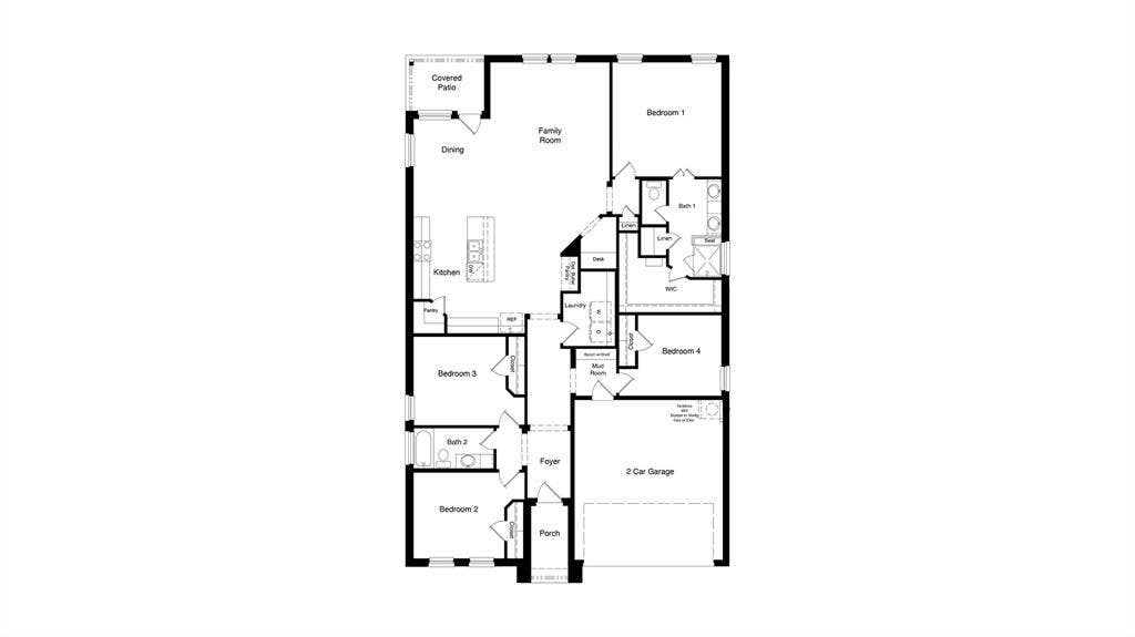 3328 PIER VIEW Street, Grand Prairie, TX 76065 D.R. Horton's Blanco floorplan - All Home and community information, including pricing, included features, terms, availability and amenities, are subject to change at any time without notice or obligation. All Drawings, pictures, photographs, video, square footages, floor plans, elevations, features, colors and sizes are approximate for illustration purposes only and will vary from the homes as built.