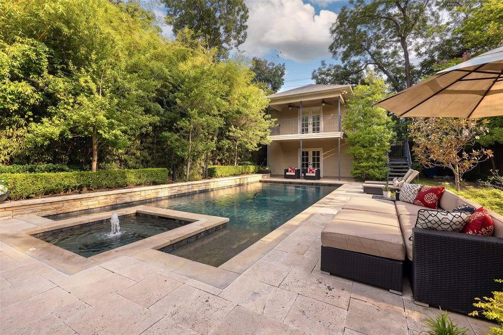 4310 Rawlins Street, Dallas, TX 75219 With Water Feature and spa