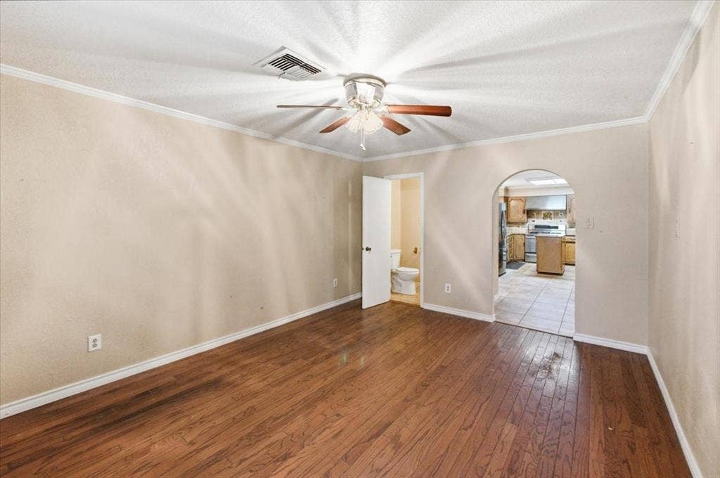 612 W Highland Street, West, TX 76691 Used by the current owners as a formal dining room, this spacious room could be made into an extra bedroom with an ensuite half-bath.
