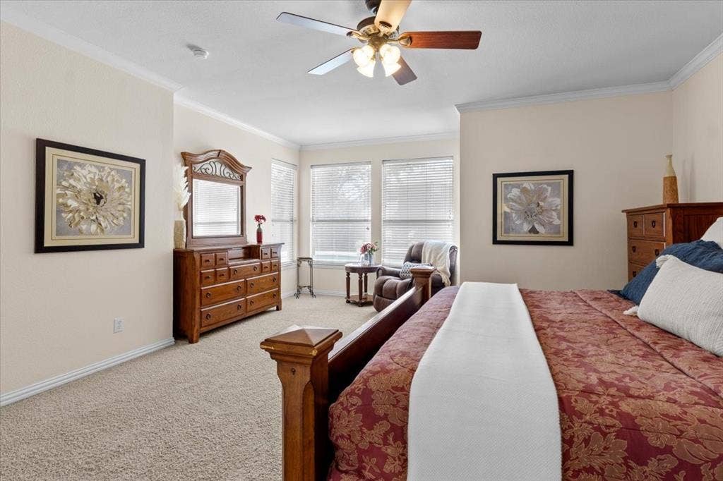 1502 Chase Oaks Drive, Keller, TX 76248 On the main level, and it includes a large sitting area