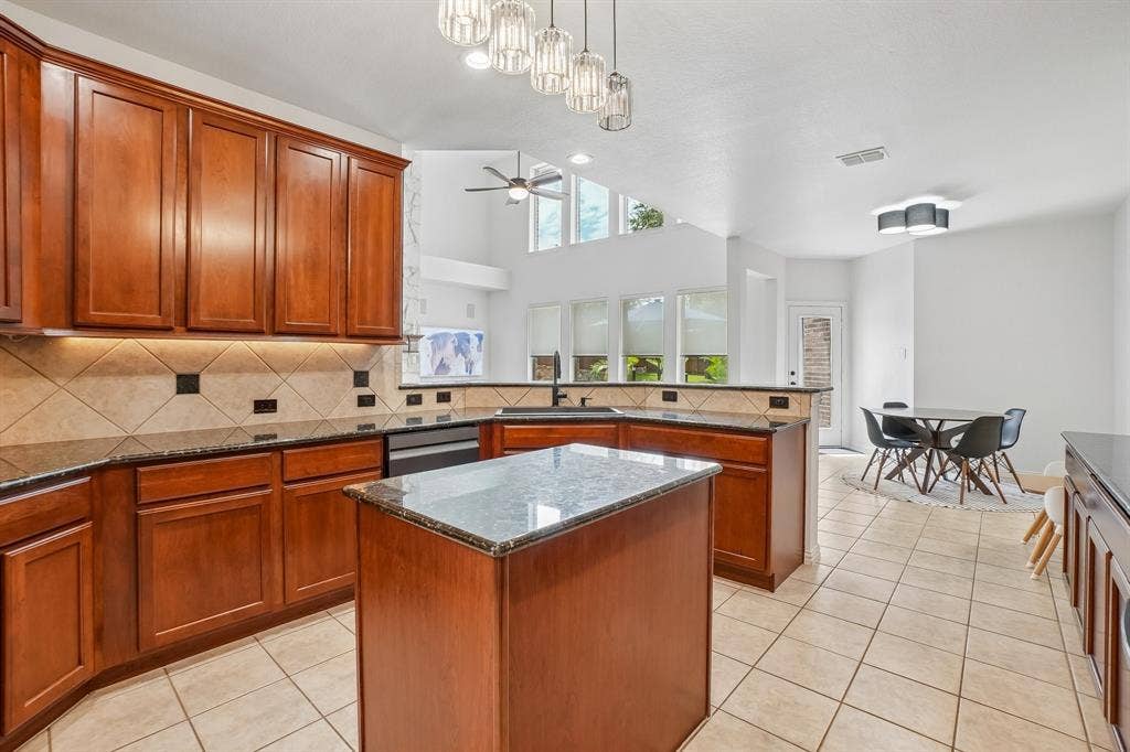1380 Southern Pines Drive, Rockwall, TX 75087 Kitchen with under mount lights