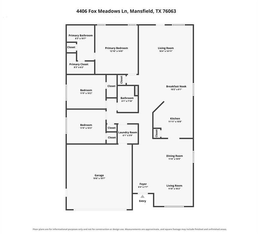 4406 Fox Meadows Lane, Mansfield, TX 76063 4406 Fox Meadows Lane, Mansfield, TX 76063