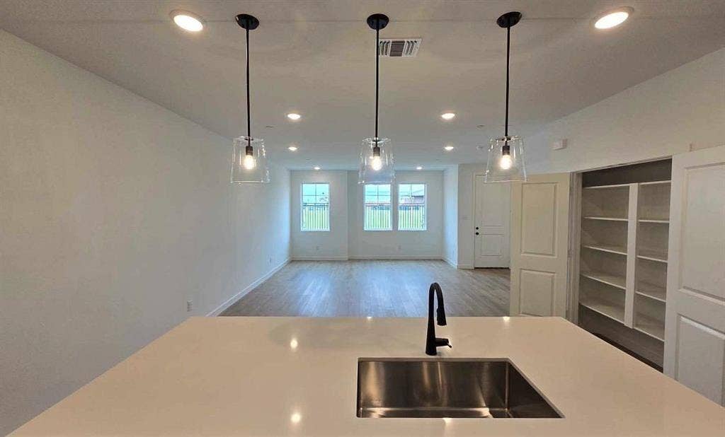 5728 Lakeview Drive, Watauga, TX 76148 Open Kitchen-Living-Dining Room Construction Progress
